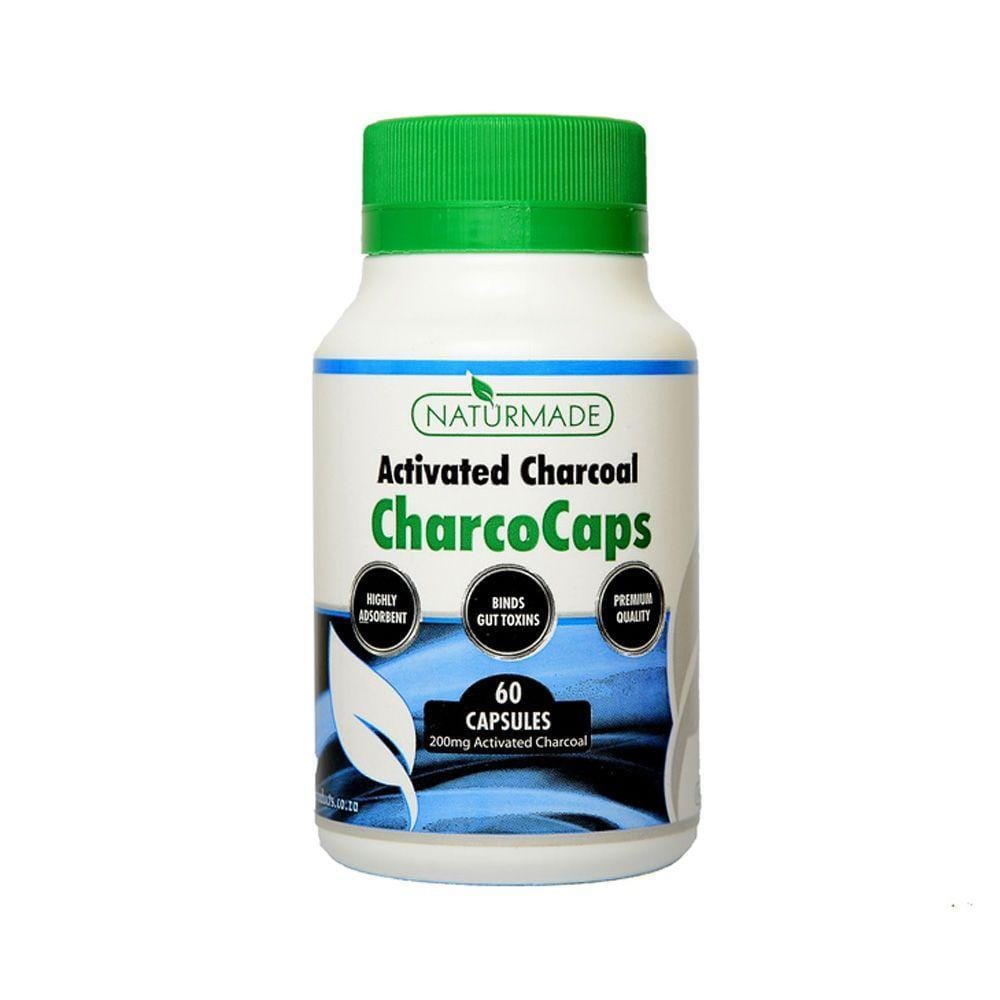 Naturmade Charcocaps 200Mg 60's