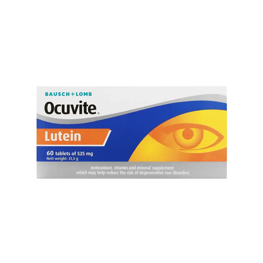 Bausch + Lomb Ocuvite Lutein Tablets 60's