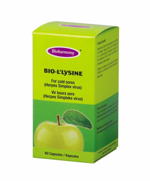Bio Harmony L'Lysine Capsules 60's