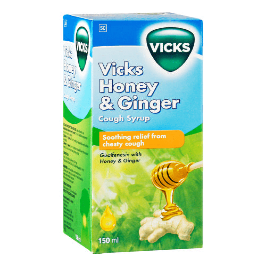Vicks Cough Syrup Honey & Ginger 150ml