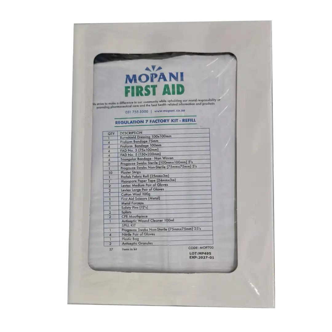 Mopani First Aid Factory Regulation 7 Refill