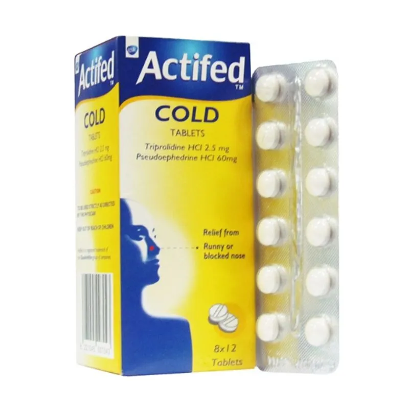 Actifed Cold Tablets 20's