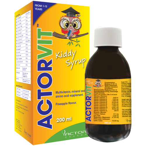 ActorVit Kiddies Multivitamin Syrup 200ml