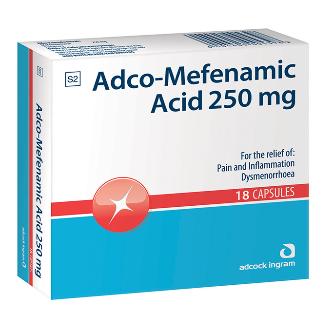 Adco-Mefenamic Acid Capsules 18's