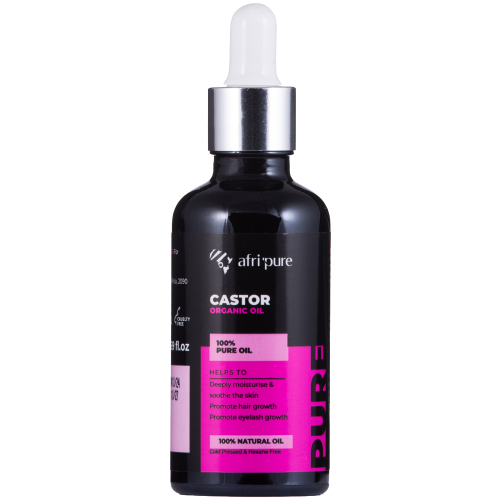 Afri Pure 100% Pure Organic Castor Hair Oil 50ml
