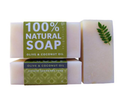 African Bliss Coconut & Olive Soap 100g