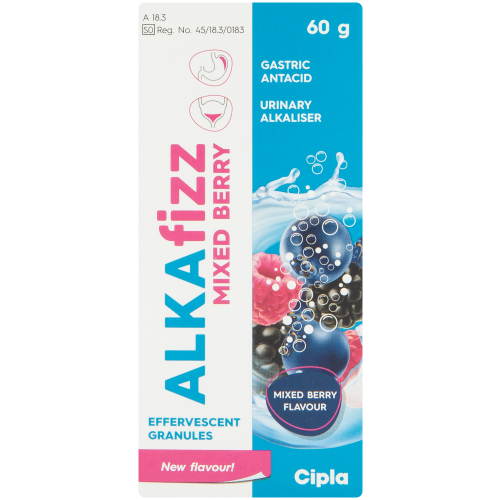 Alkafizz Gastric Antacid Mixed Berry 60g