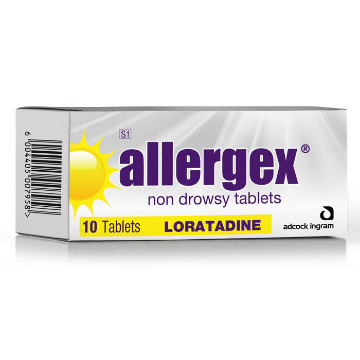 Allergex 10mg Non Drowsy Tablets 10's