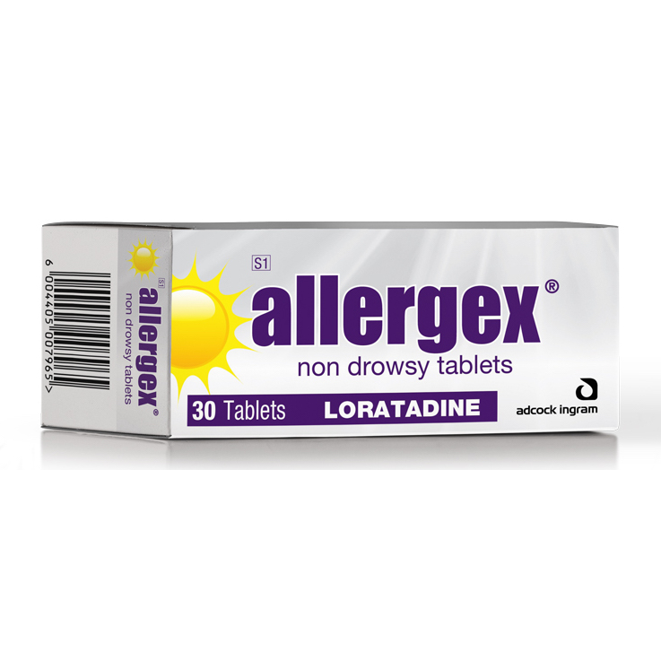 Allergex 10mg Non Drowsy Tablets 30's