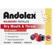 Andolex-C Wildberry Pastilles 20's