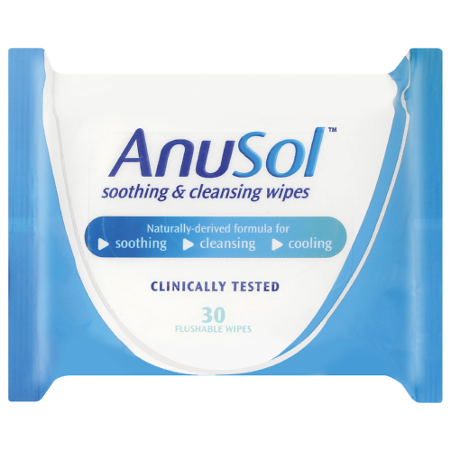 Anusol Medicated Wipes Cleansing Soothing 30 Wipes