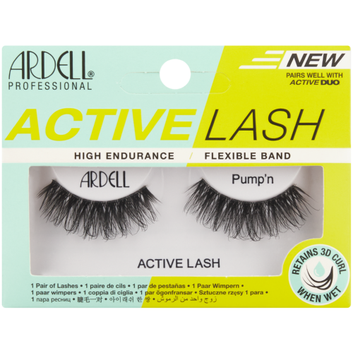 Ardell Active Lash False Eyelashes Pump'n Black 1 Pair