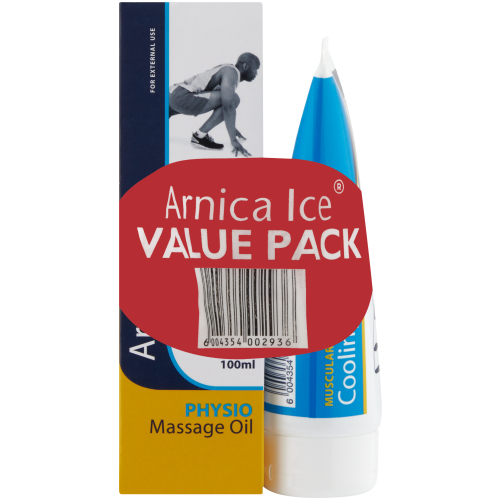 Arnica Ice Massage Oil & Tube 100ml + 100ml