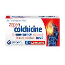 Aspen Colchicine 0.5mg Tablets 12 Tablets