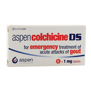 Aspen Colchicine 1mg Tablets 6 Tablets