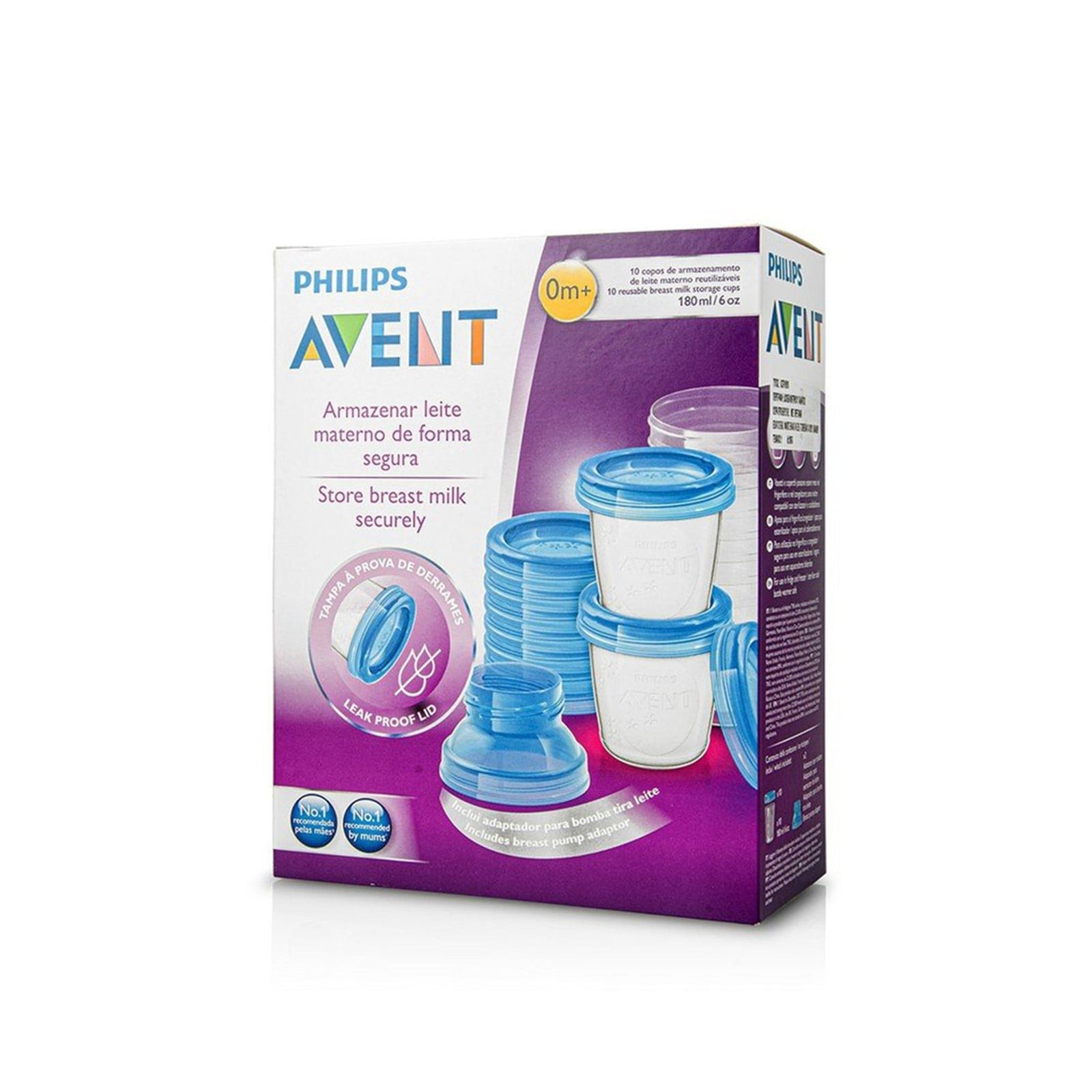 Avent Breast Milk Storage Cups x10