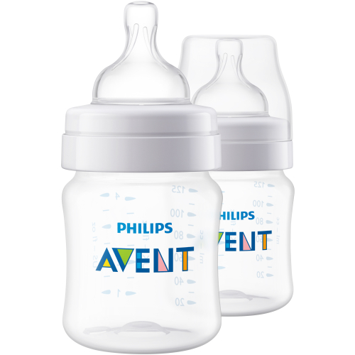 Avent Classic Feeding Bottle 2x125ml