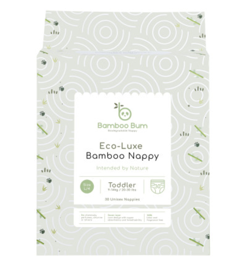 Bamboo Bum Disposable Nappies - Toddler 30 Pack