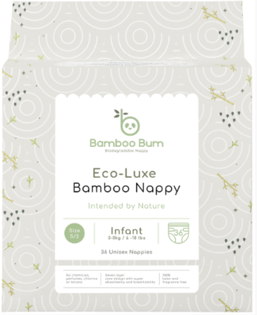 Bamboo Bum Eco Luxe Bamboo Nappy 36 Pack