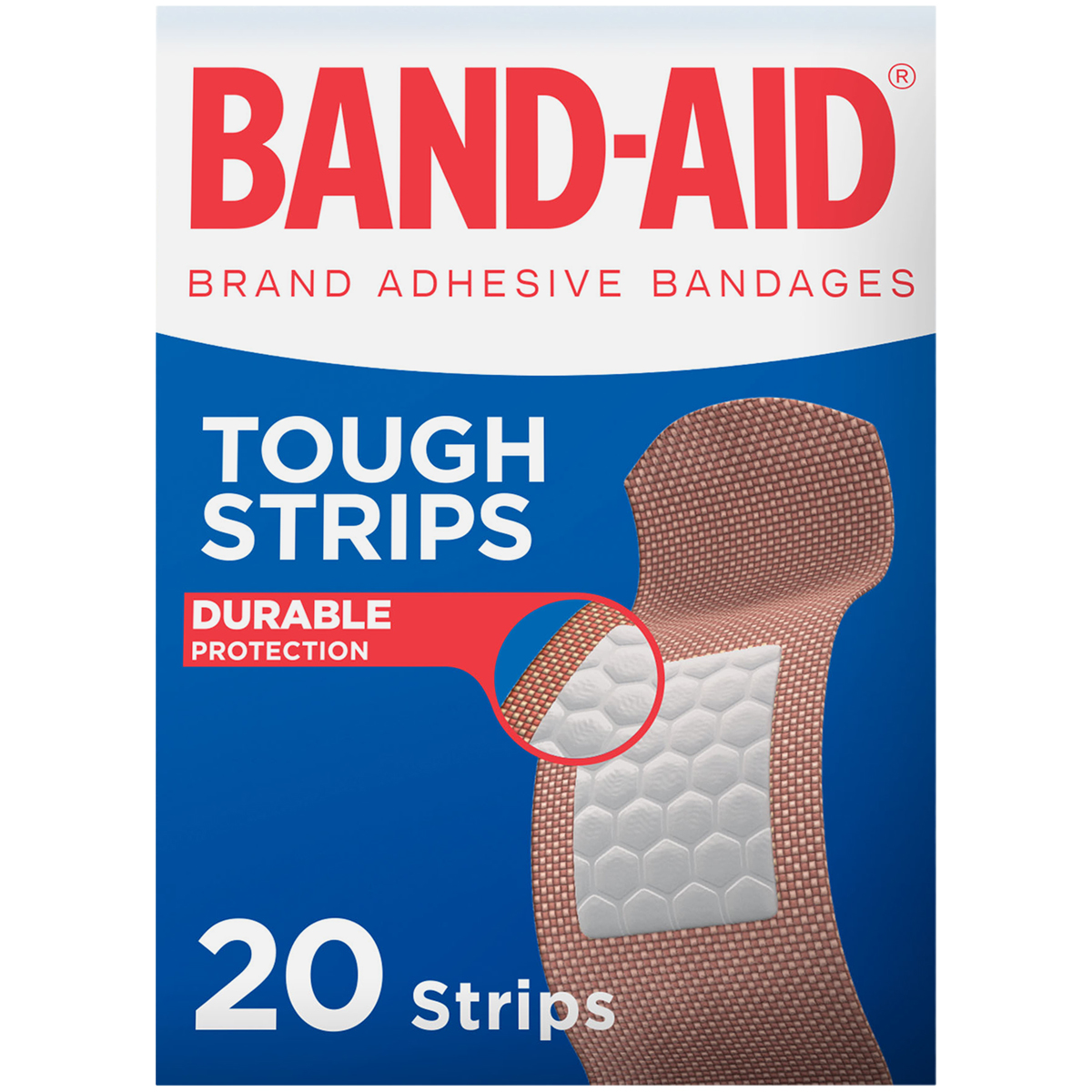 Band Aid Tough Strips Pack Of 20 Strips