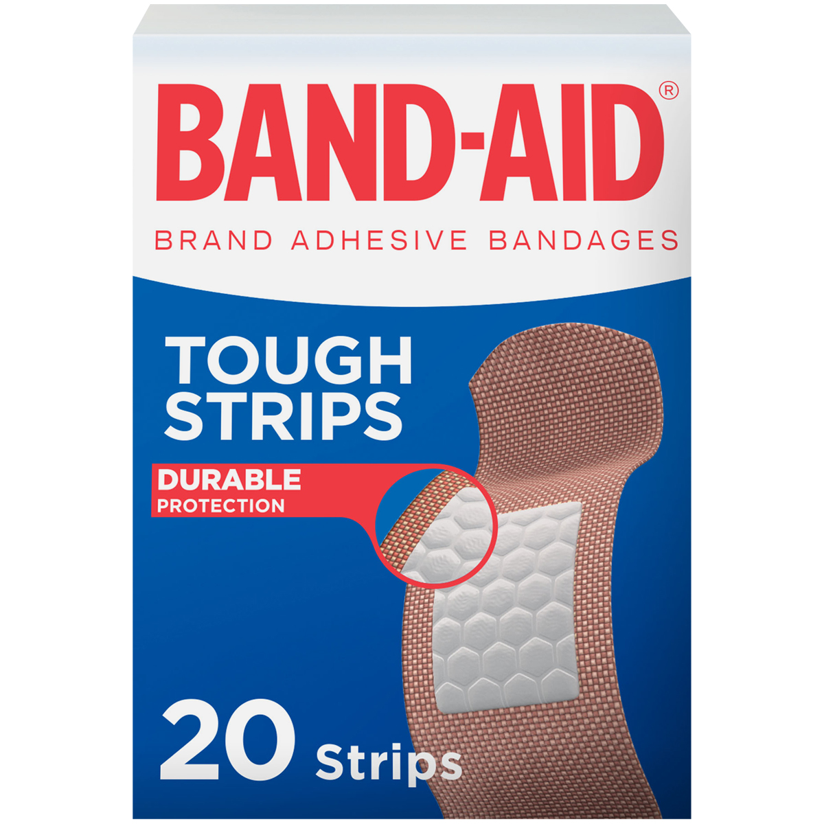 Band Aid Tough Strips Pack Of 20 Strips