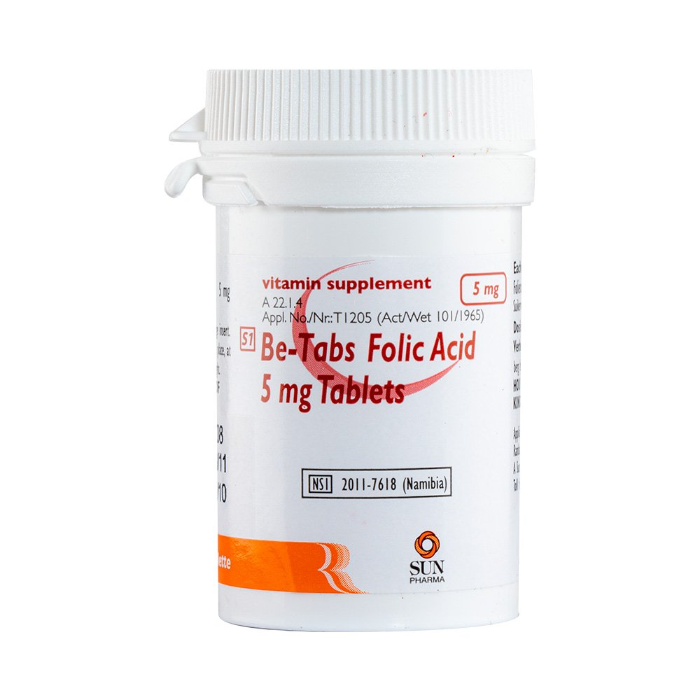 Be-Tab Folic Acid Tablets 100  Tablets