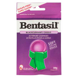 Bentasil Sugar Free Throat Lozenges Black Current 20 Lozenges