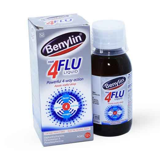 Benylin 4 Flu Syrup 100ml