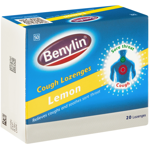 Benylin Cough Lozenges Lemon 20s