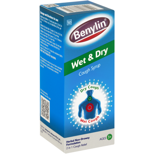 Benylin Cough Syrup Wet/Dry 100ml