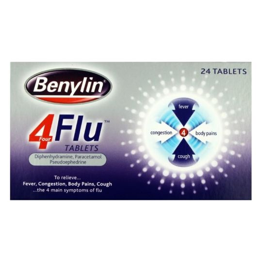 Benylin Four Flu Tablets 24's