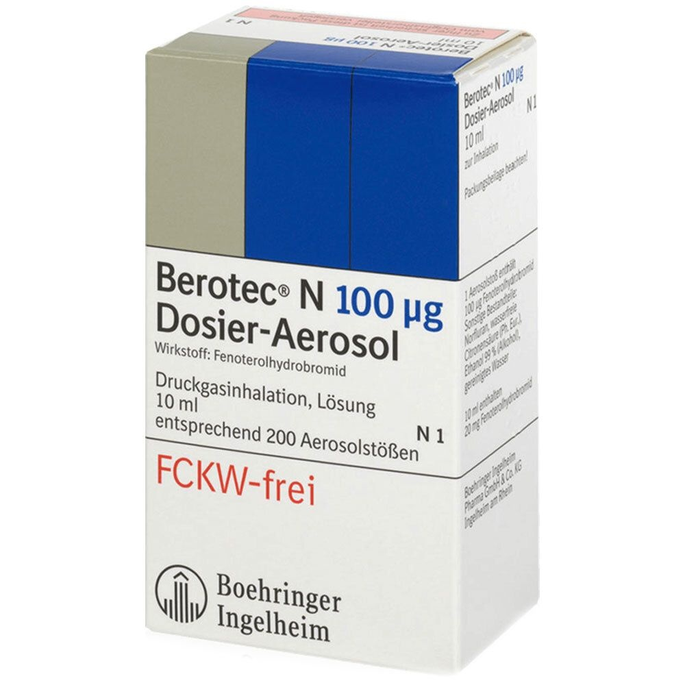 Berotec 100 HFA 10ml Inhaler