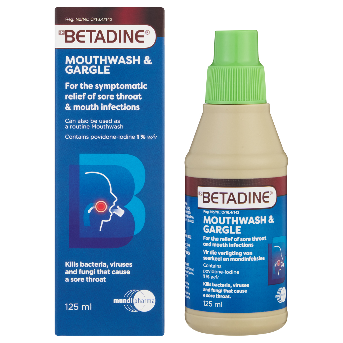Betadine Mouthwash & Gargle 125ml