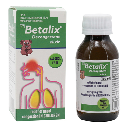 Betalix Decongestant Elixir 100ml