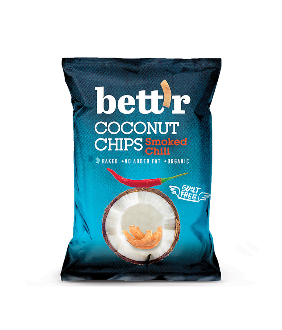 Bett'r Coconut Chips Chili 40g