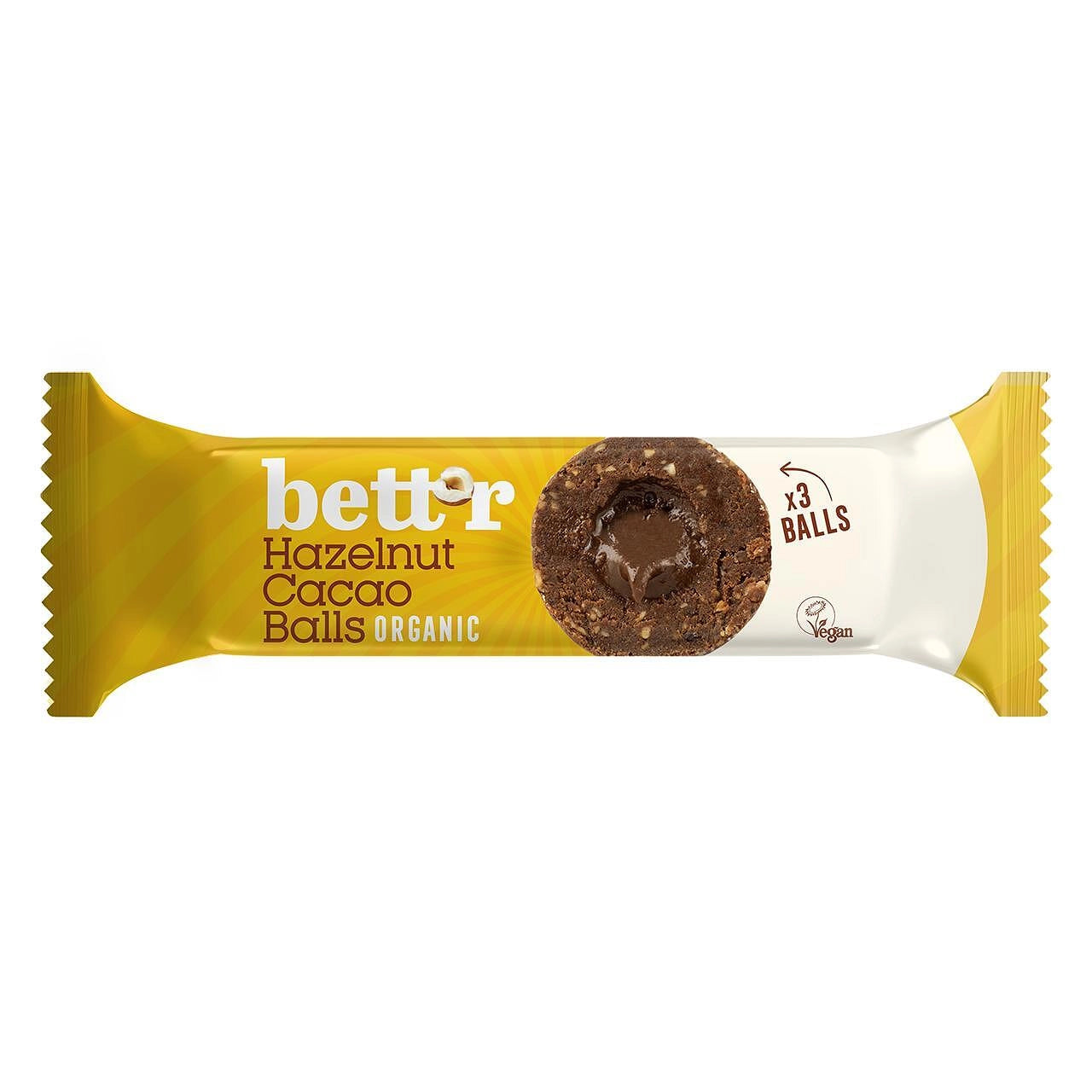 Bett'r Fruit Balls Cocoa Hazelnut 45g