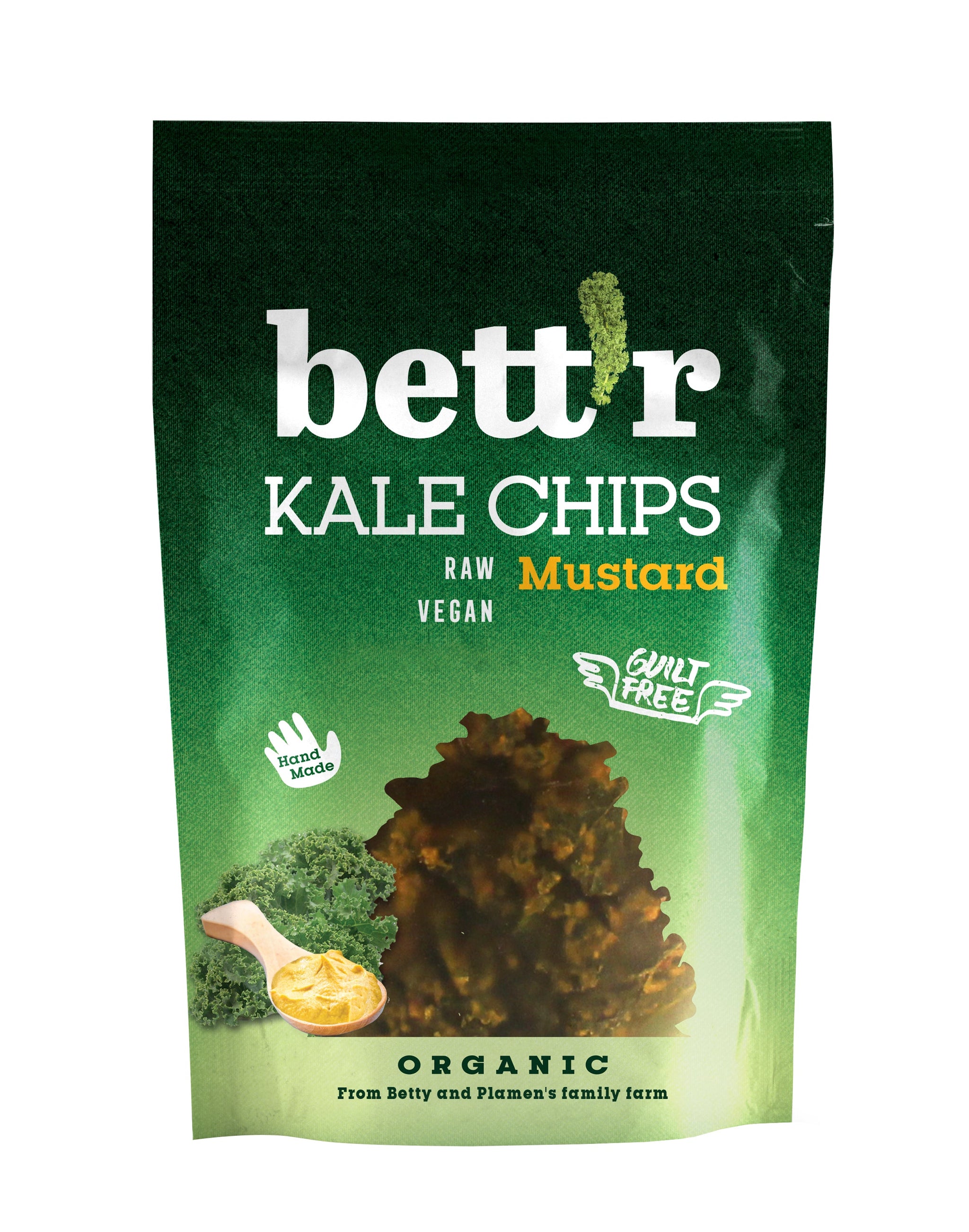 Bett'r Kale Chips Mustard & Onion 30g