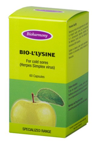 Bioharmony Bio-l'lysine 500mg 60 Capsules