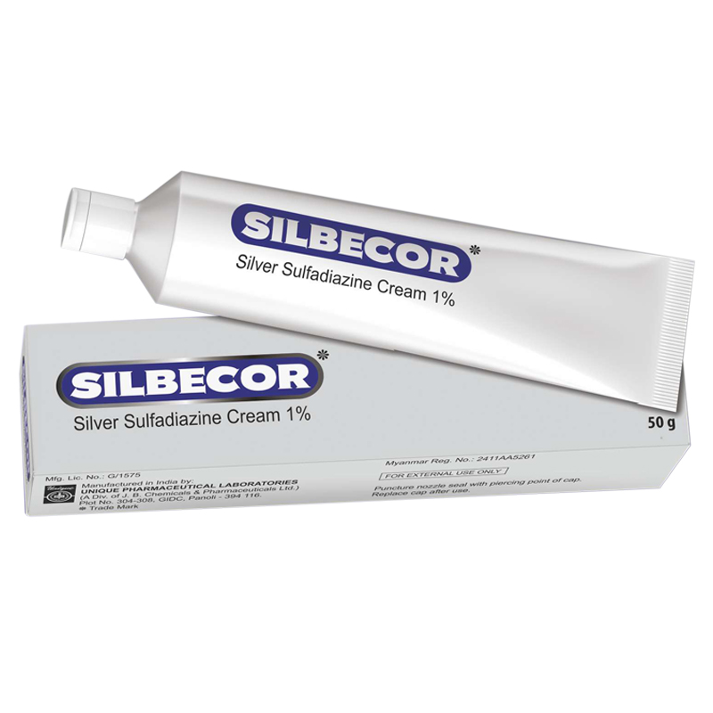 Biotech Silbecor Cream 1% 50g (Silver Sulphadiazin)