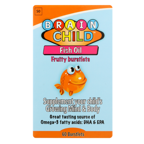 Brain Child Fruity Fish Oil 60 Burstlets