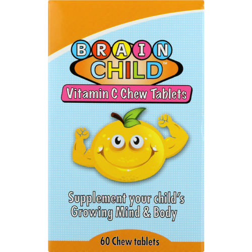 Brain Child Vitamin C Chew Tablets 60 Tablets