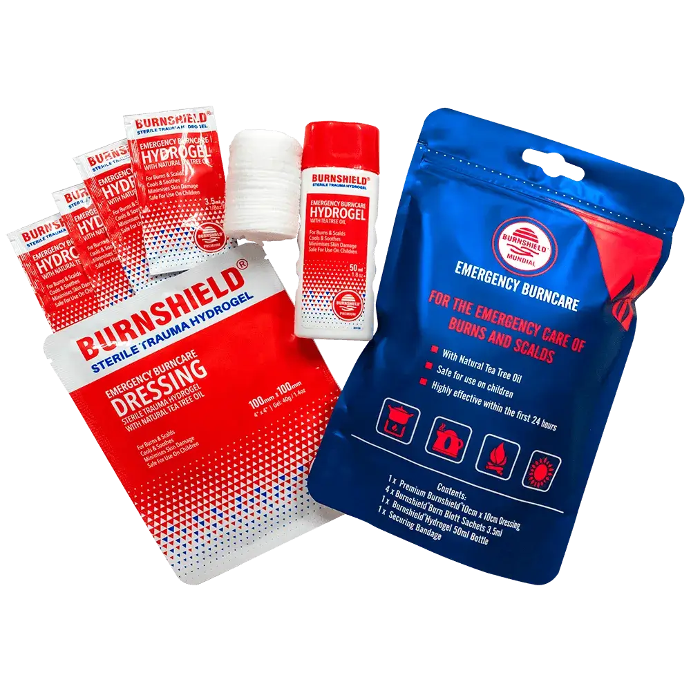Burnshield Mundial Home/travel Burn Kit