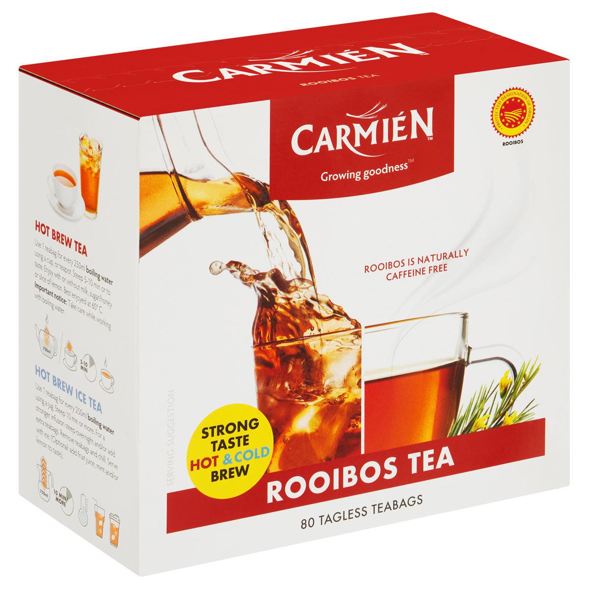 Carmien Tea Organic Rooibos Natural 80's