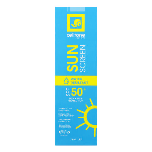 Celltone Sun Screen SPF50 75ml Adult Water Resistant