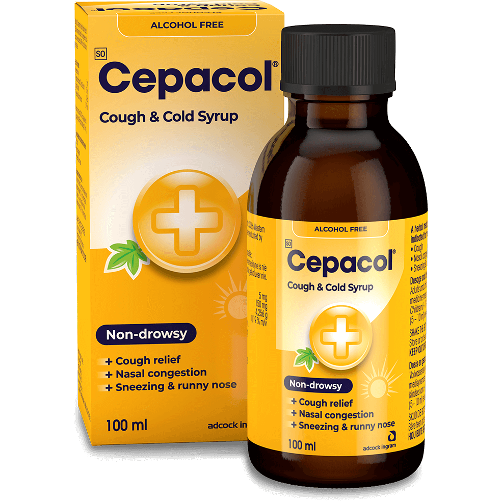 Cepacol Non-Drowsy Syrup Honey & Lemon 100ml