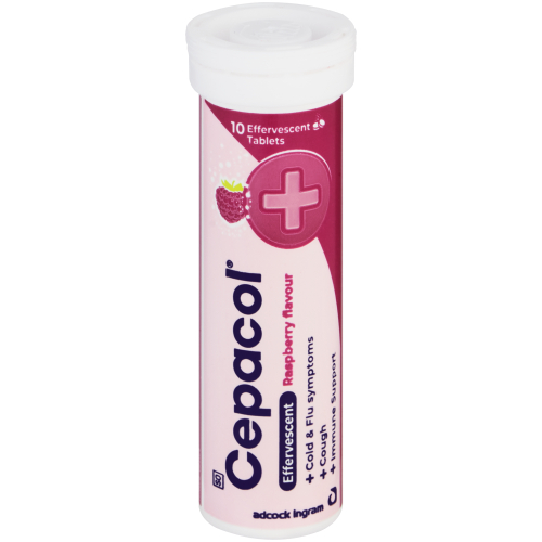 Cepacol Effervescent Tablets Raspberry 10s