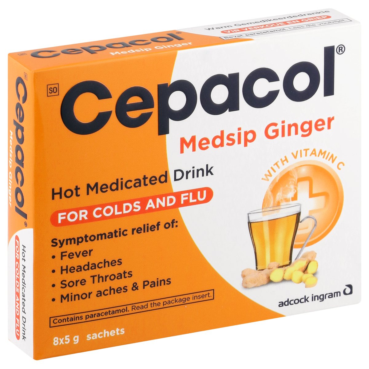 Cepacol Medsip Ginger 8s