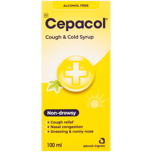 Cepacol Non-Drowsy Syrup Honey & Lemon 100ml