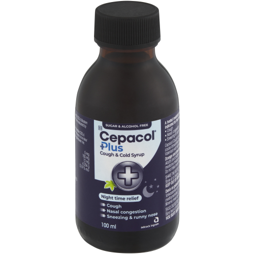 Cepacol Plus Cough & Cold Syrup 100ml