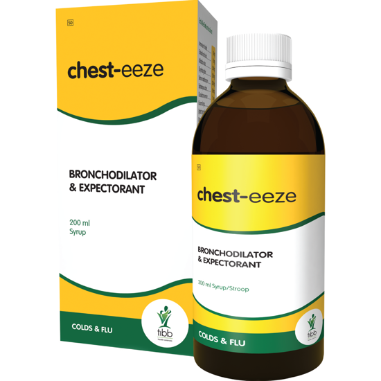 Chest-Eeze Bronchodilator & Expectorant Syrup 200ml